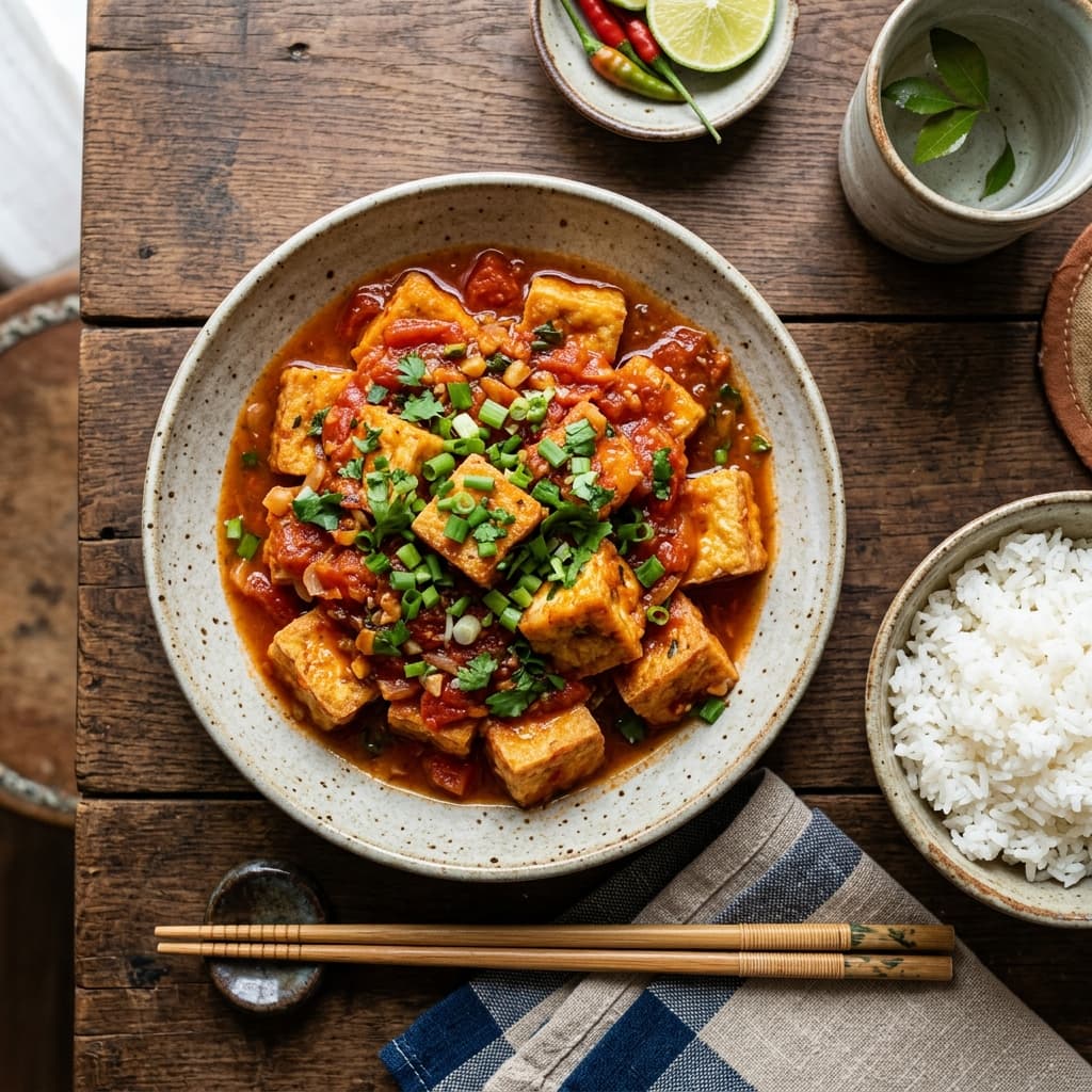 Đậu Hũ Sốt Cà Chua