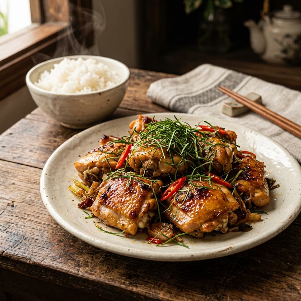 Gà Rang Lá Chanh