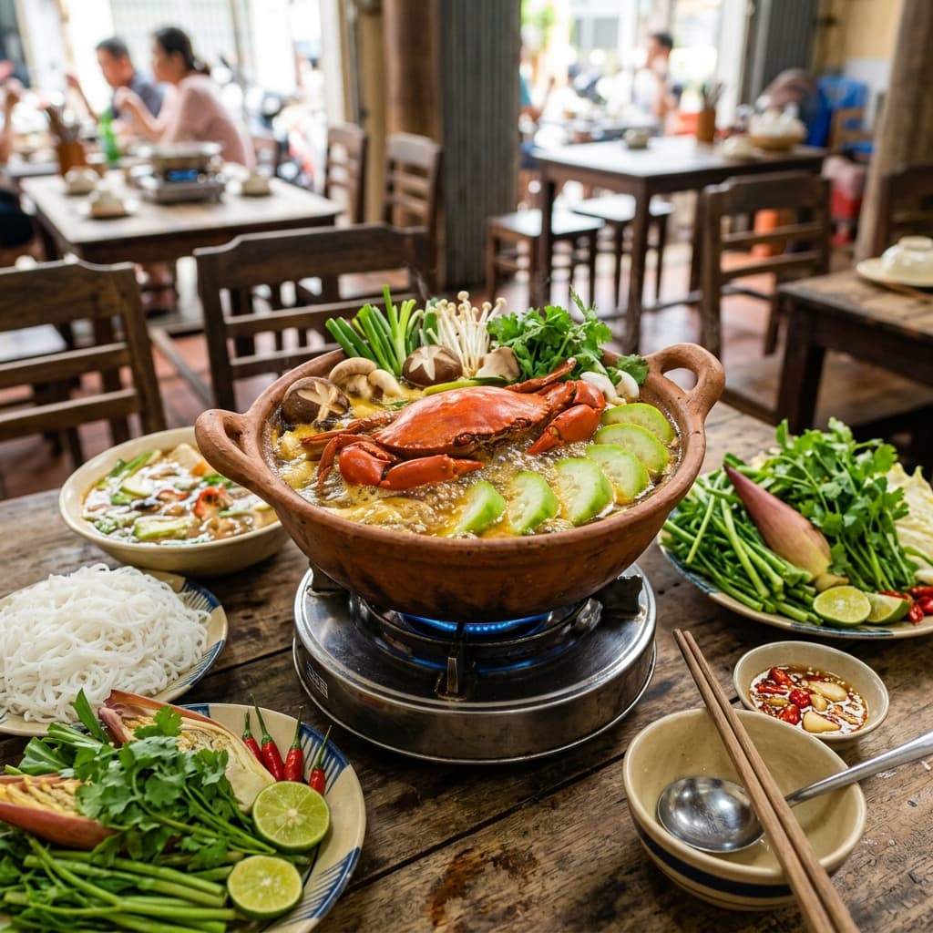 Lẩu Cua Bầu