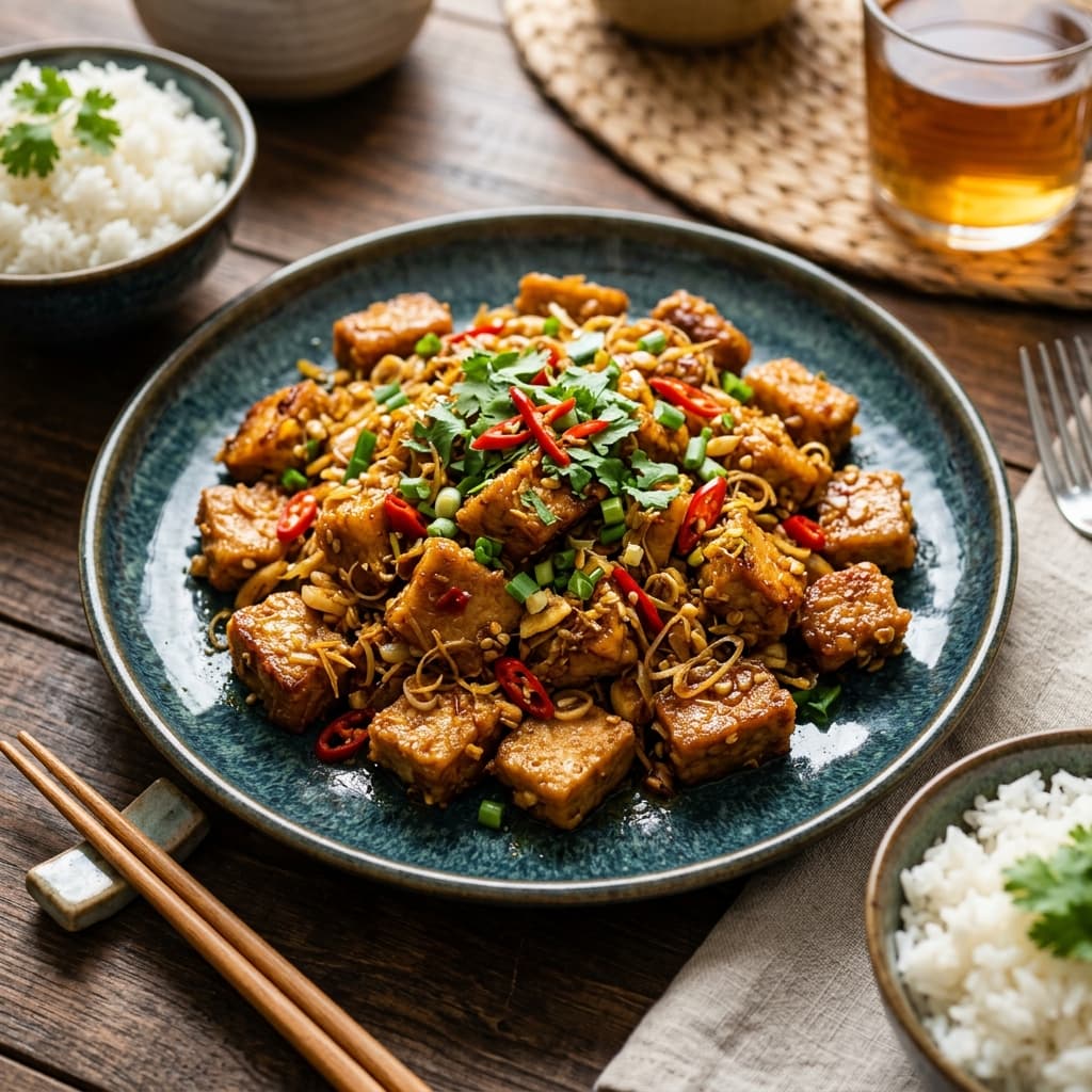 Mì Căn Xào Sả Ớt