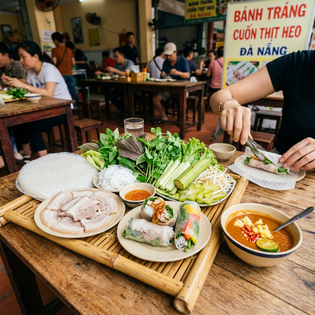 Bánh Tráng Cuốn Thịt Heo