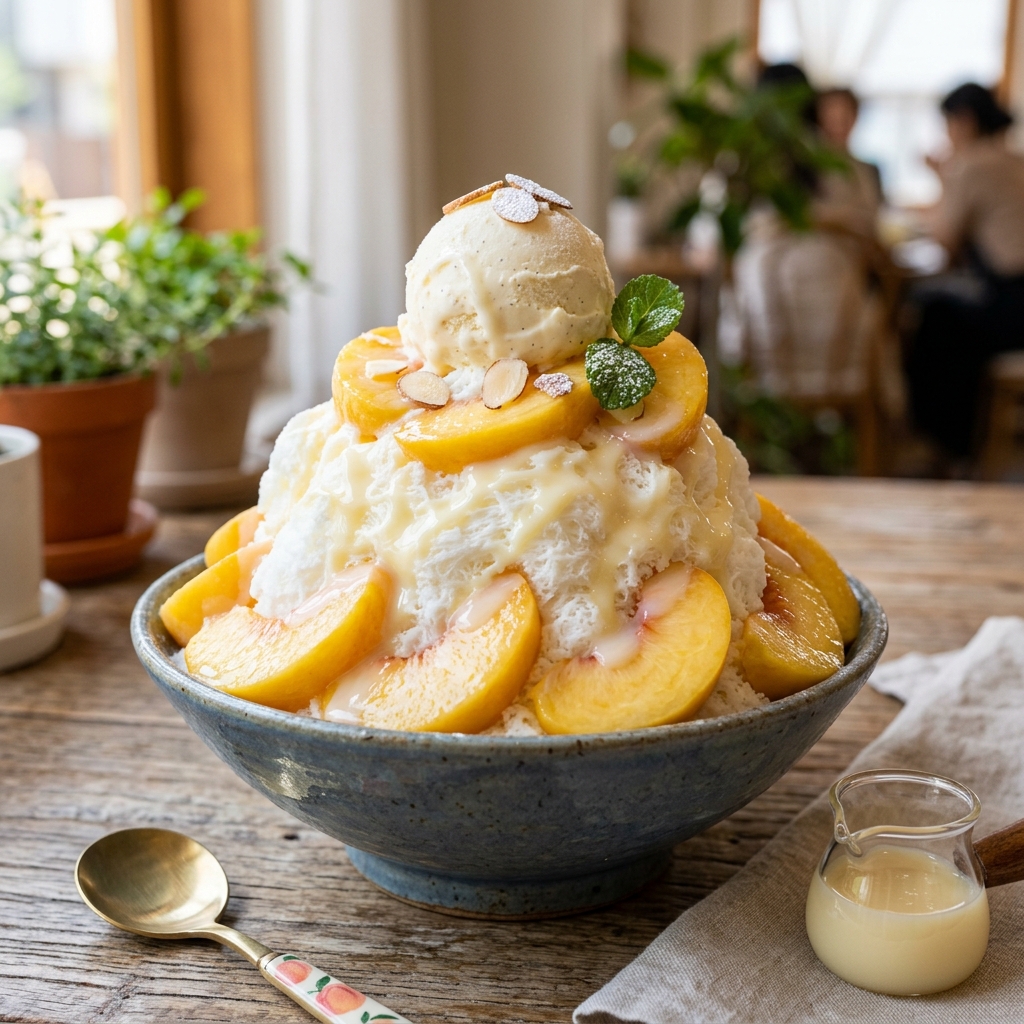 Bingsu Trái Cây Đào