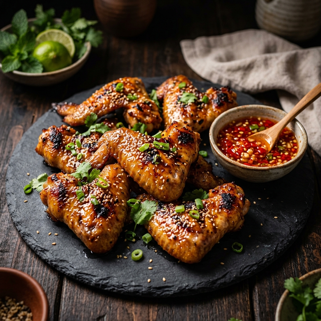 Cánh Gà Nướng Mật Ong