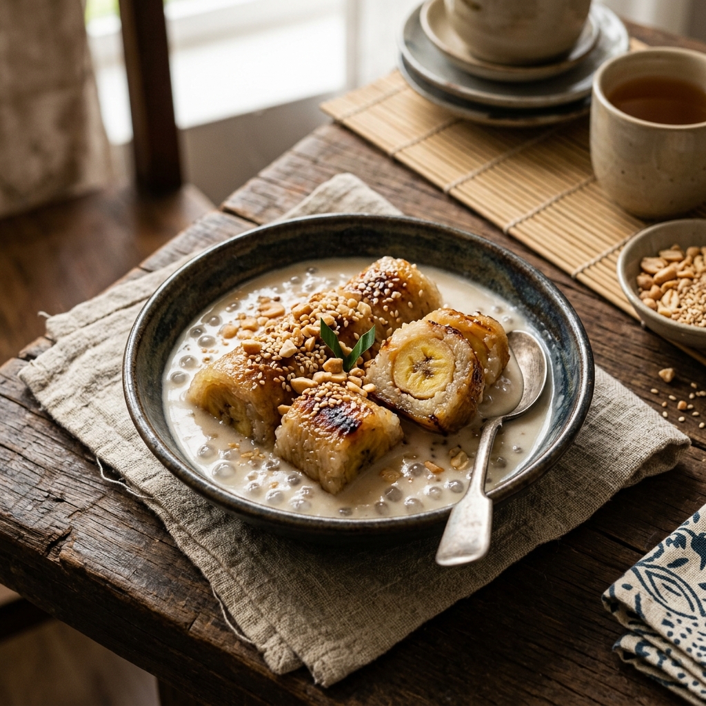 Chè Chuối Nướng