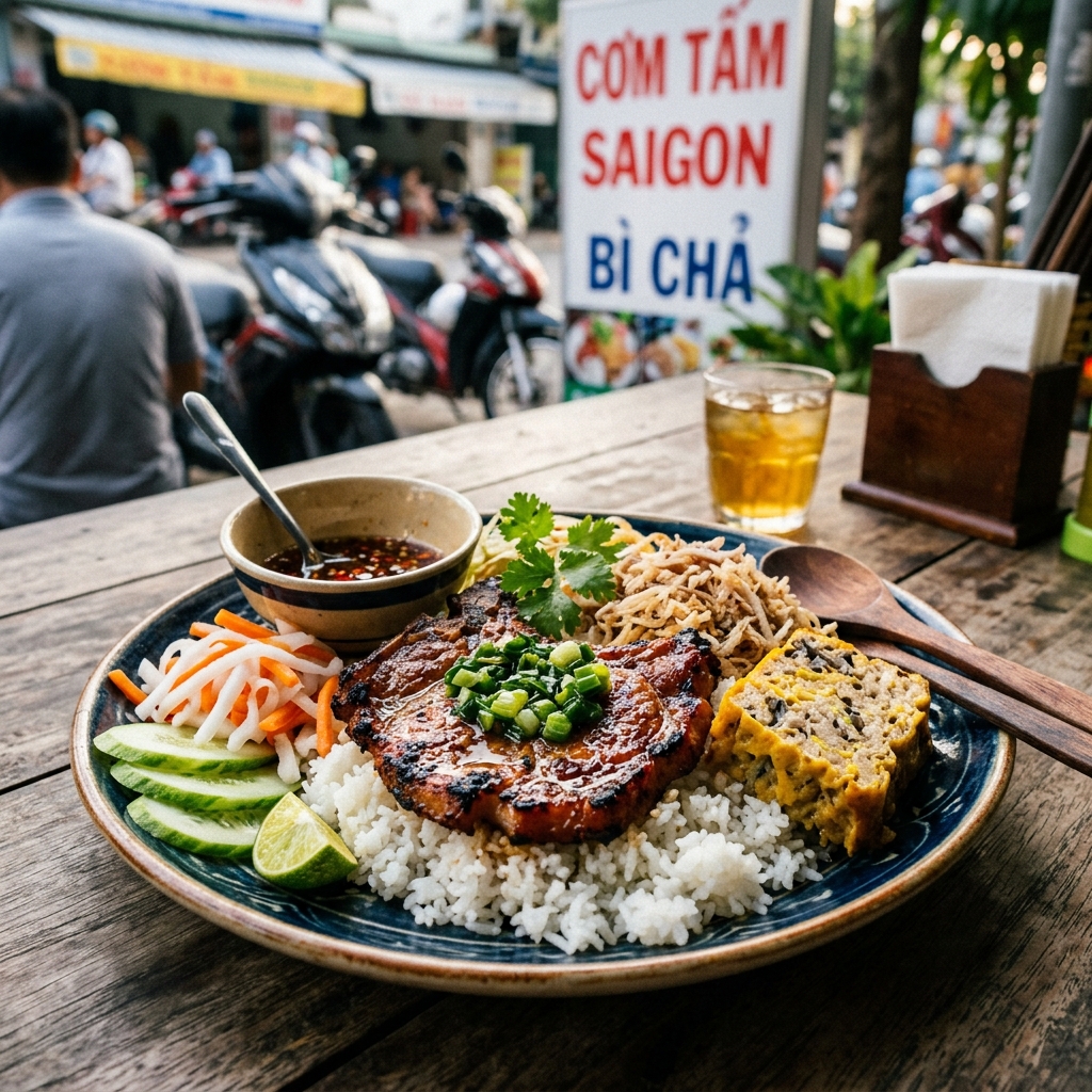 Cơm Tấm Sườn Bì Chả