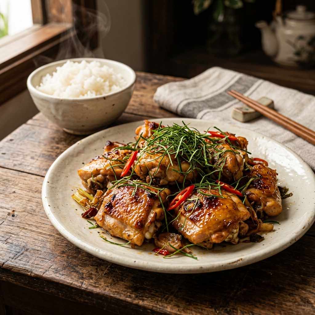 Gà Rang Lá Chanh