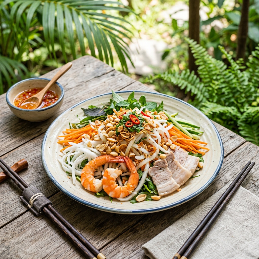 Gỏi Củ Hủ Dừa Tôm Thịt