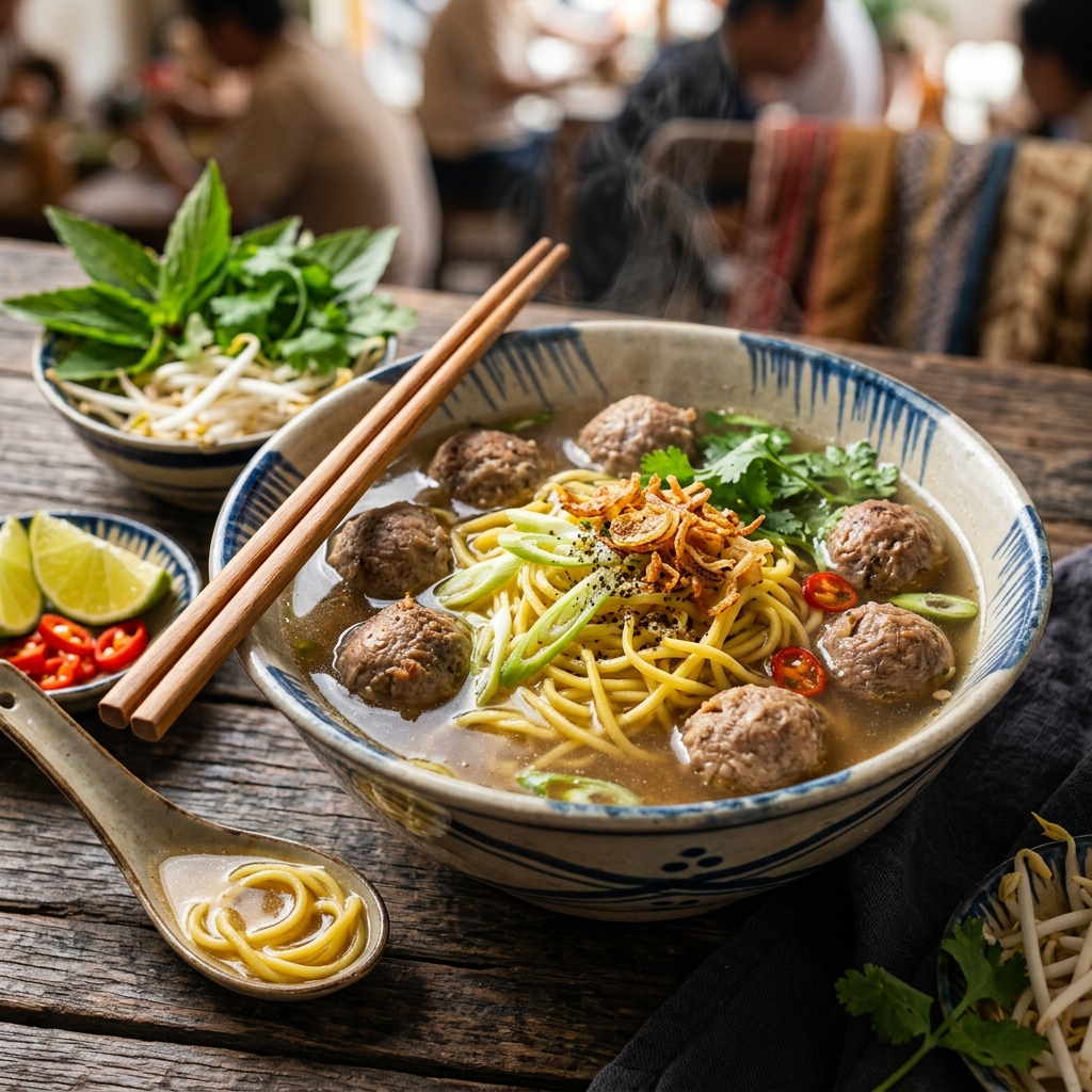 Mì Phở Bò Băm Nước