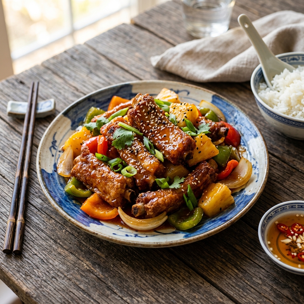 Sườn Xào Chua Ngọt